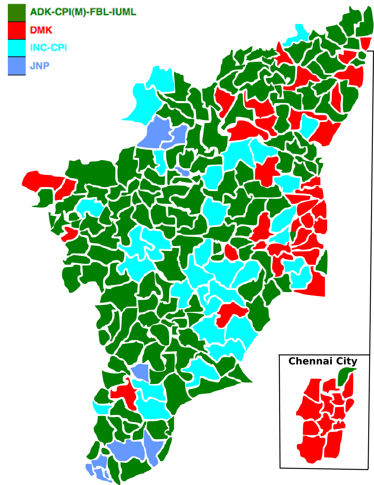 Tamil Nadu Legislative Assembly Election, - Tamil Nadu Assembly Constituency Map (640x830), Png Download