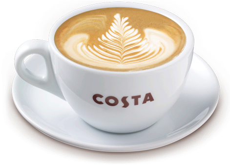 Hand-making A Cup Of Coffee Is An Art - Costa Flat White (480x348), Png Download