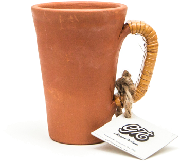 Handmade Terracotta Tea/coffee Mug (800x533), Png Download