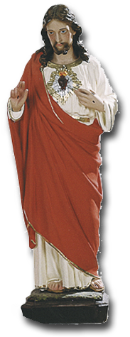 Sacred Heart Of Jesus - Nativity Scene (330x500), Png Download