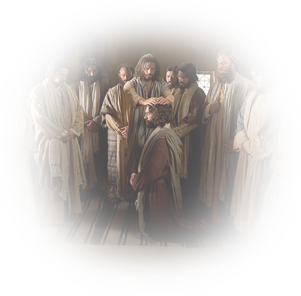 View Matthew - Evangelio Según San Lucas 9 1 6 (613x613), Png Download