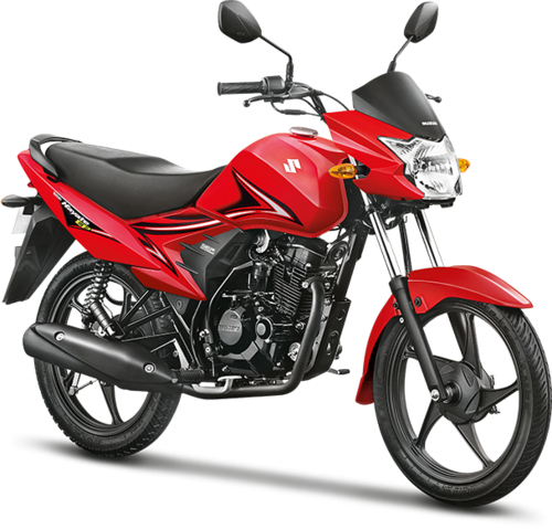 Hayate Ep Suzuki Bike - Suzuki Hayate Ep Red (500x479), Png Download