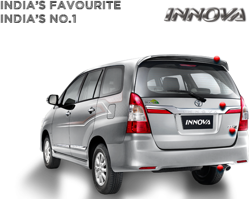 Toyota Innova Hire In Delhi - Toyota Innova Indian Price (788x482), Png Download