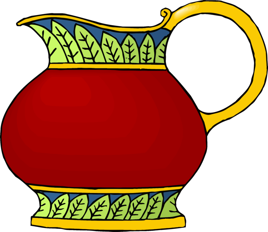 Pitcher Jug Vase Computer Icons Container - Clipart Jug (866x750), Png Download