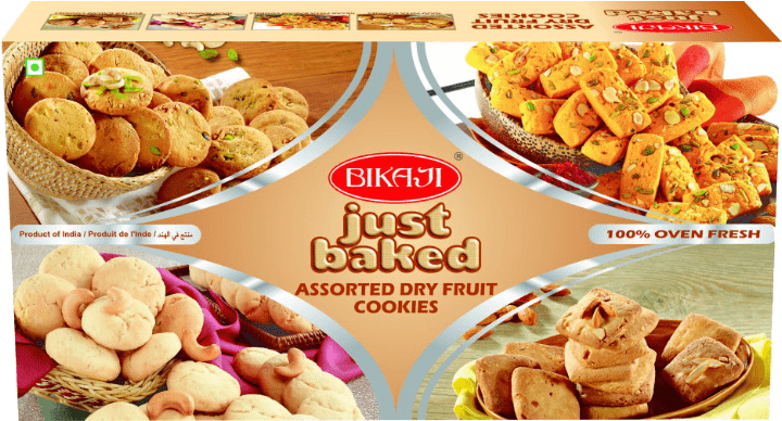 Buy Bikaji Dry Fruit Cookies - Anjeer Dry Fruit Bikaji (730x545), Png Download