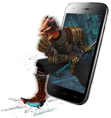 A115 Canvas 3d Mobiles Phone - 3d Smart Phone Image Transparent Png (458x488), Png Download