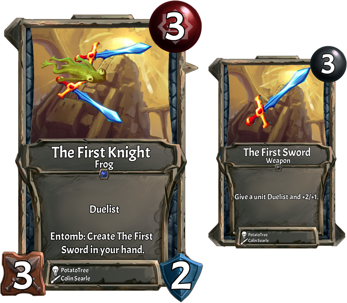 [card] The First Knight - Credit Card (1190x1041), Png Download