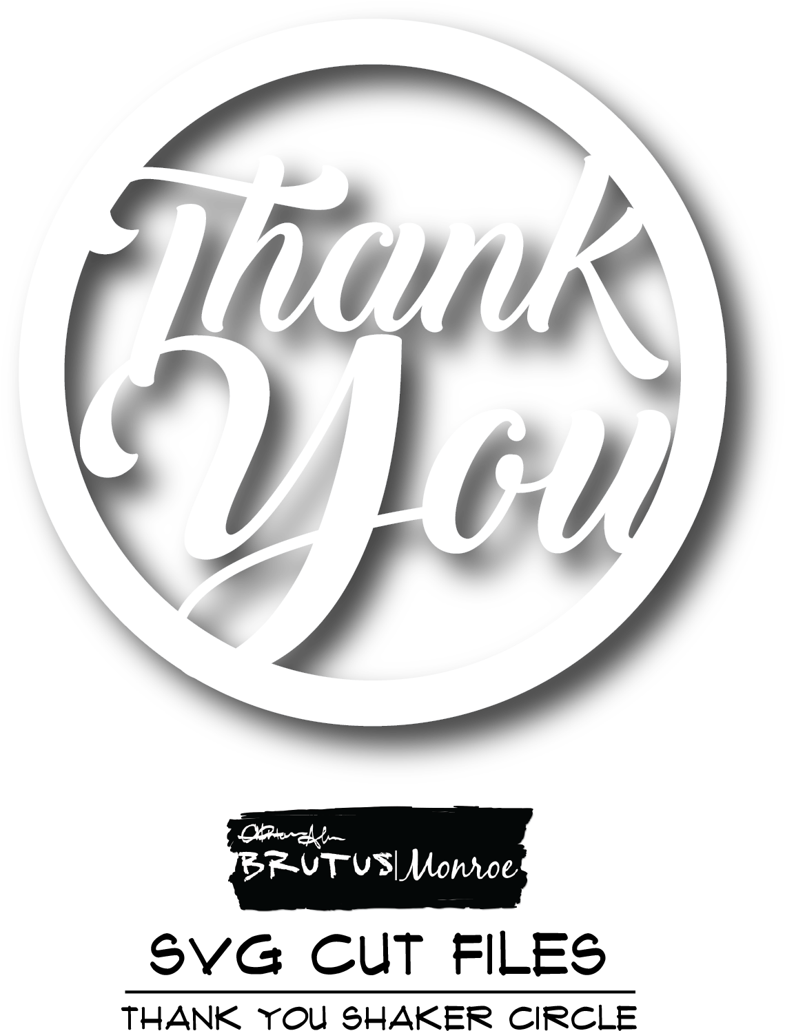 Thank You Shaker - Canvas Corp Brutus Monroe Paper Pad - Mixed Media Midway (1152x1509), Png Download