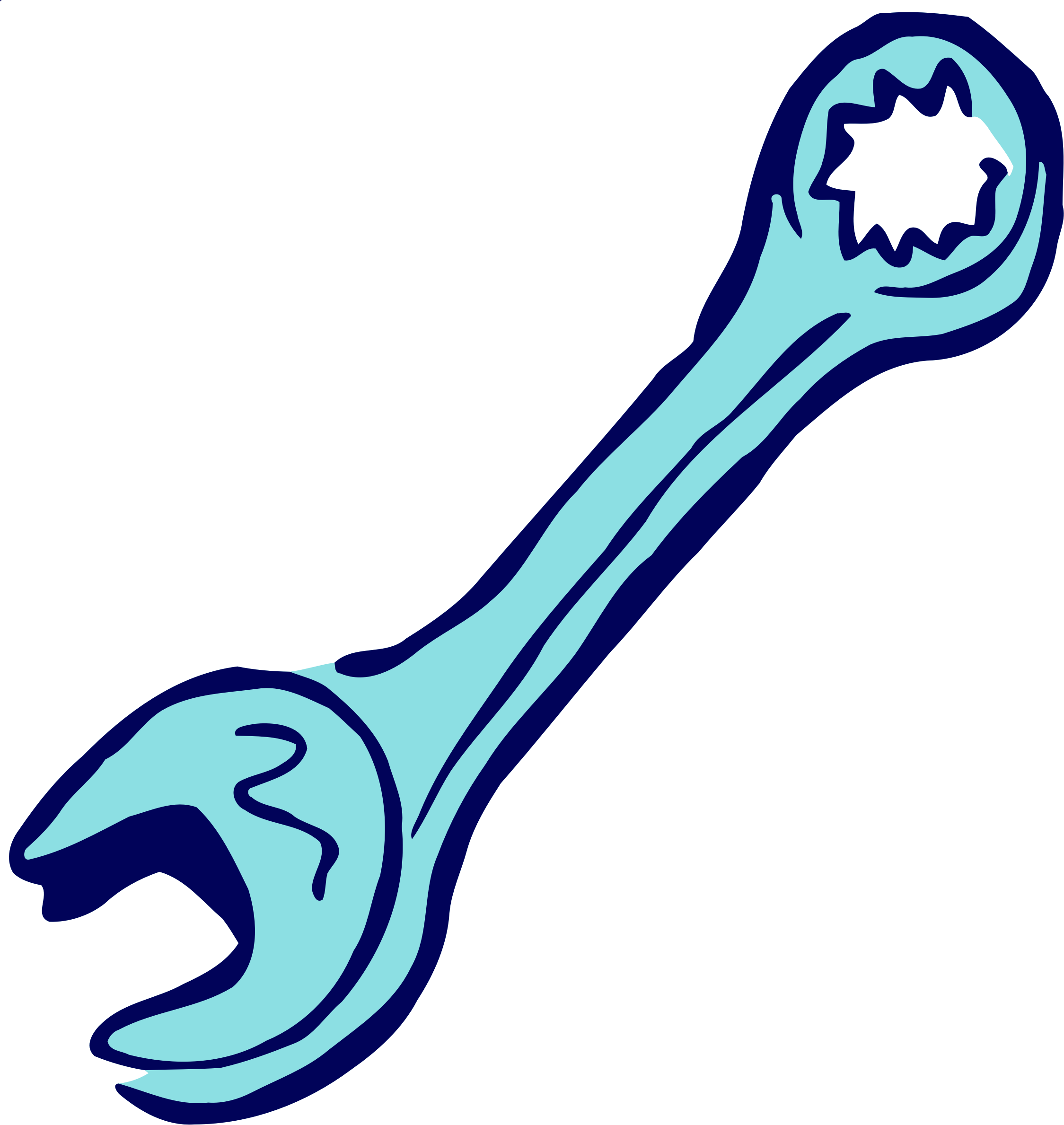 This Free Icons Png Design Of Roughly Drawn Spanner (2249x2378), Png Download