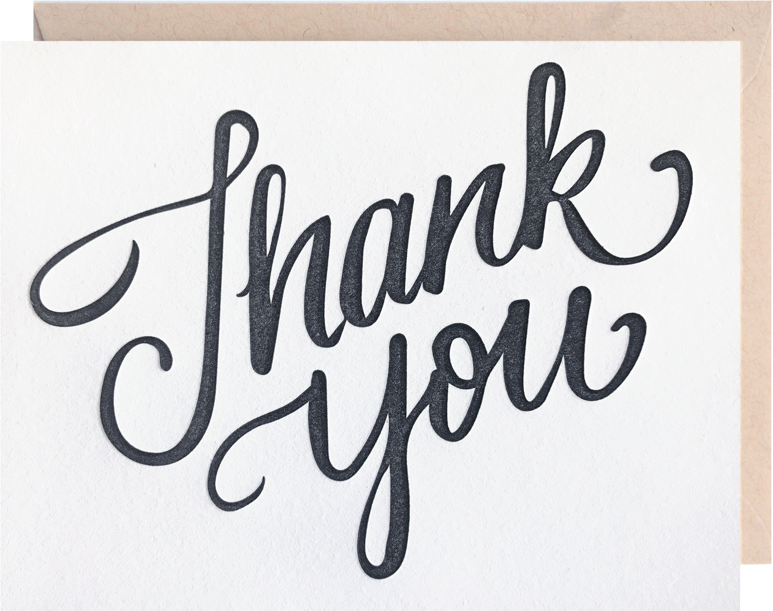 Thank You Script Greeting Card - Thank You Script Transparent (2100x1500), Png Download