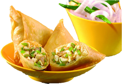 Paneer Samosa (500x349), Png Download