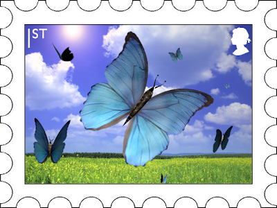 Completed Stamps - Papilio (400x300), Png Download