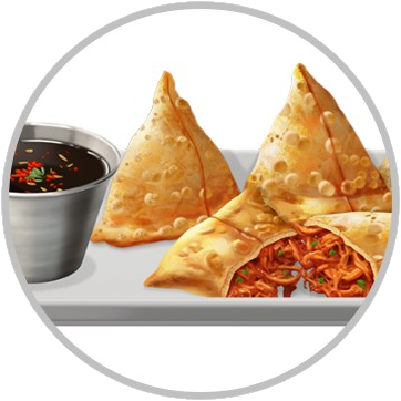 Samosa (362x362), Png Download