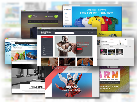 Ecommerce Website Promotion - Ecommerce Theme Png (570x425), Png Download