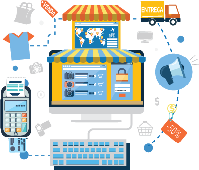 E-commerce Website - Ticaret Png (450x450), Png Download