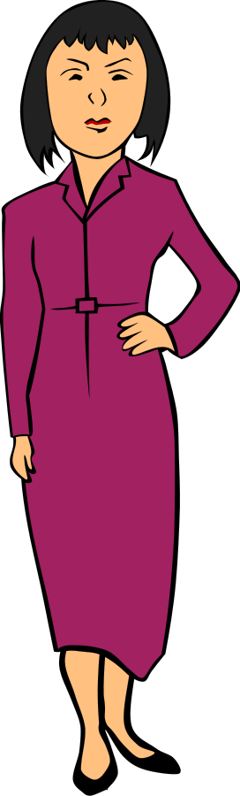 Png Image - Coloring Pictures Of Mother (272x900), Png Download