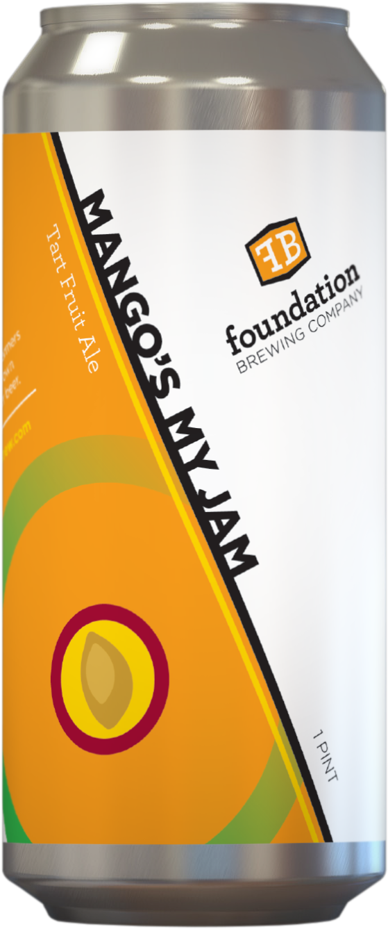 Mango's My Jam - Foundation Brewing Company (644x1440), Png Download