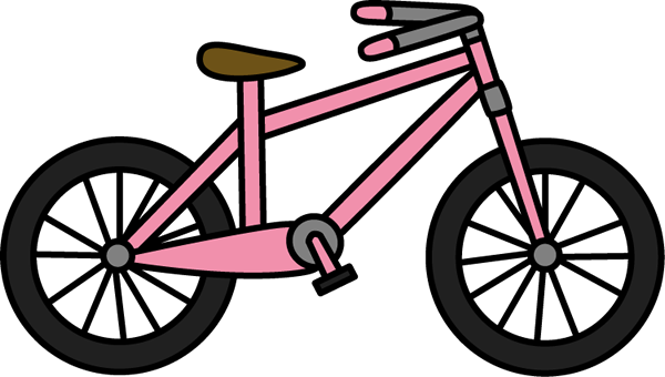 Colorful Clipart Bicycle - Boy Riding Bike Clipart (600x340), Png Download