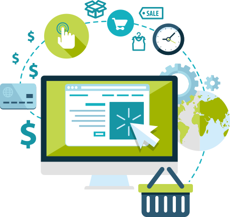 Get Yourself A Great Ecommerce Website By Availing - E Commerce Website Png (459x434), Png Download