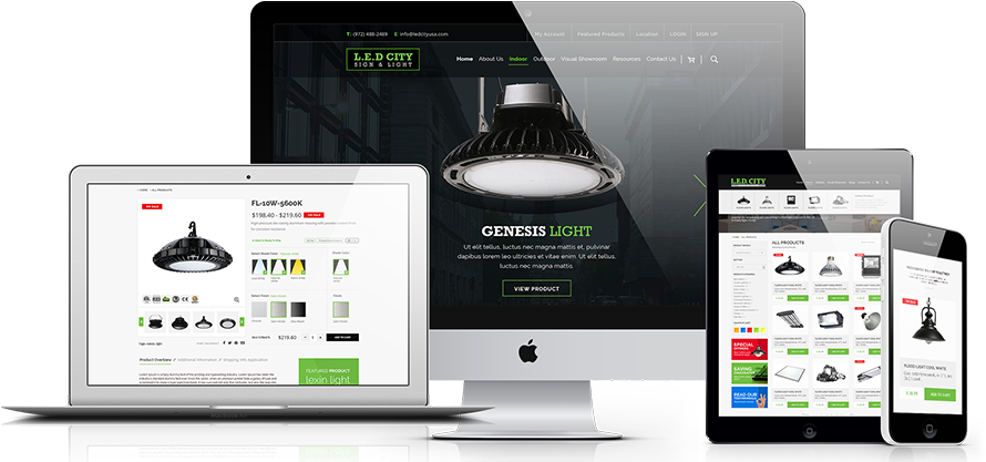 Ecommerce Websites - Candela Creative Group (972x418), Png Download