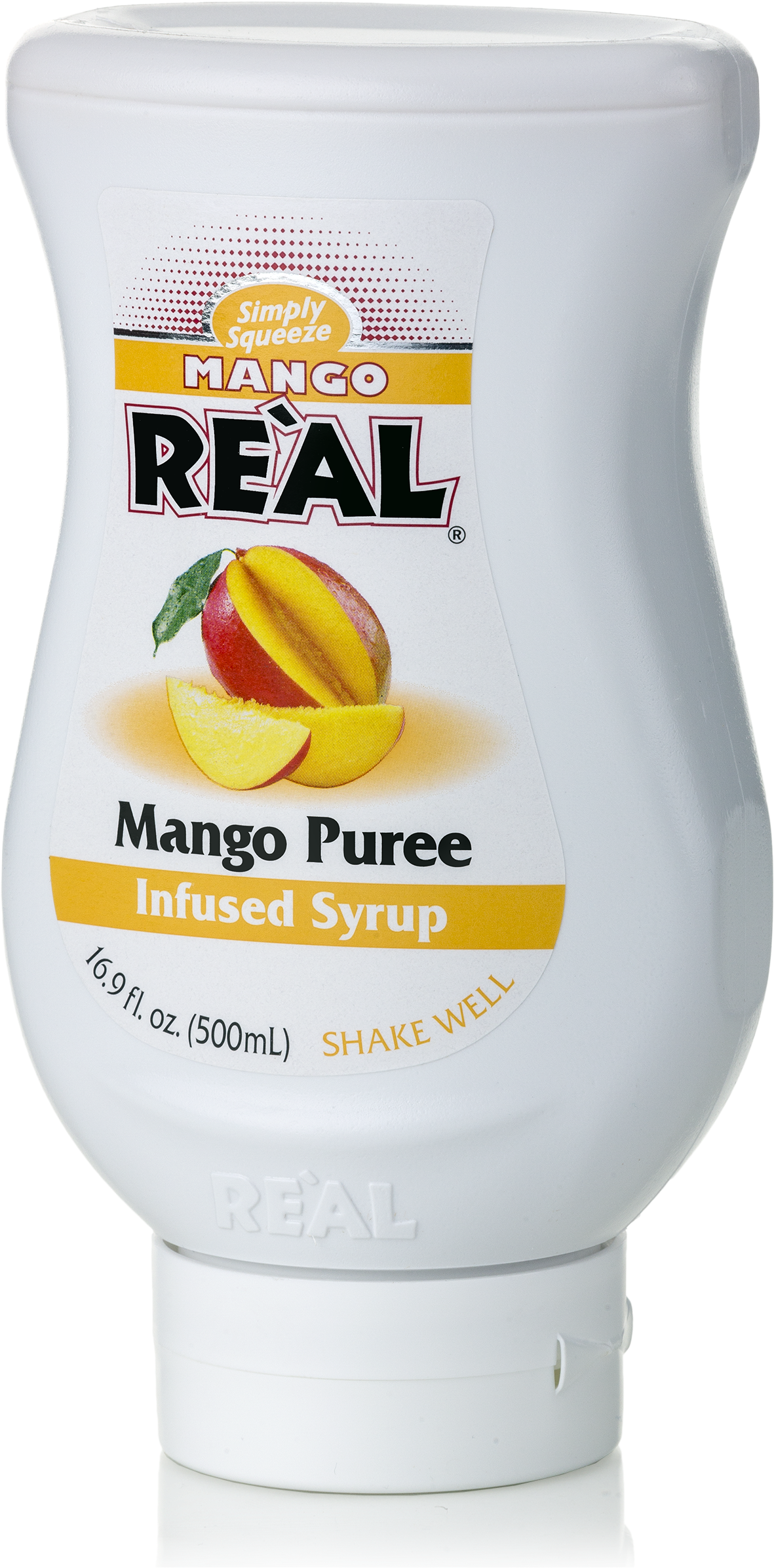 Re'al Infused Syrup, Mango Puree - 16.9 Fl Oz Bottle (1196x2400), Png Download