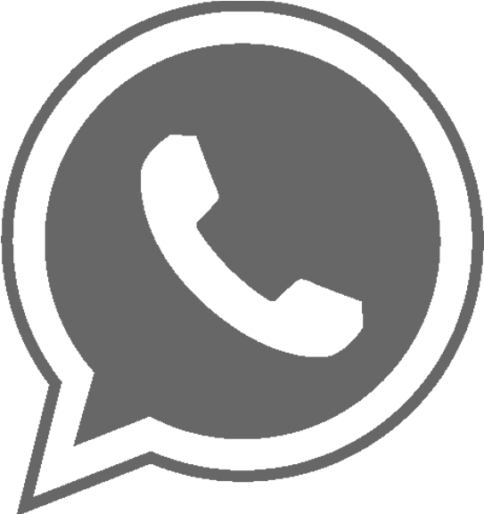 Logo Whatsapp Png Blanco - Whatsapp Icon Grey Png (576x576), Png Download