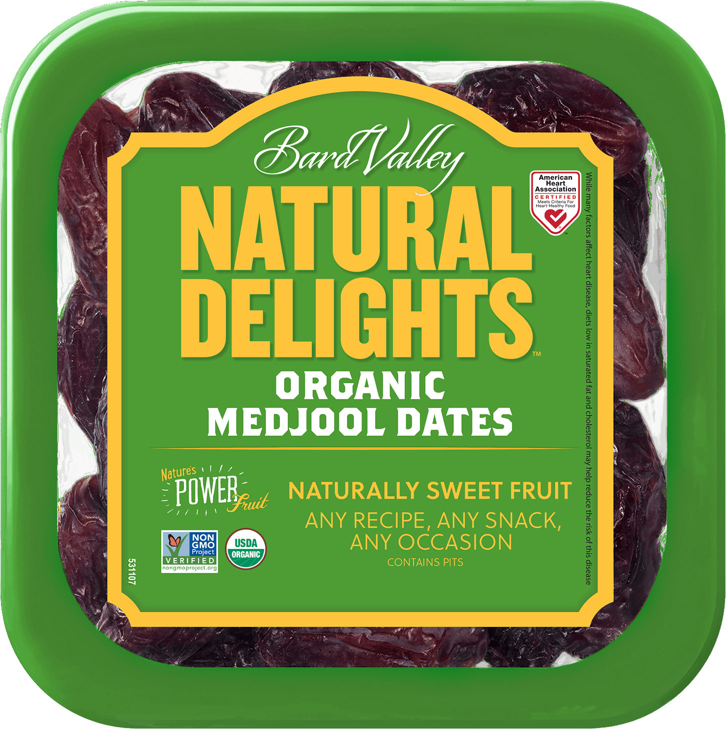 Natural Delights® Organic Medjool Dates - Natural Delights Medjool Dates (1452x1462), Png Download