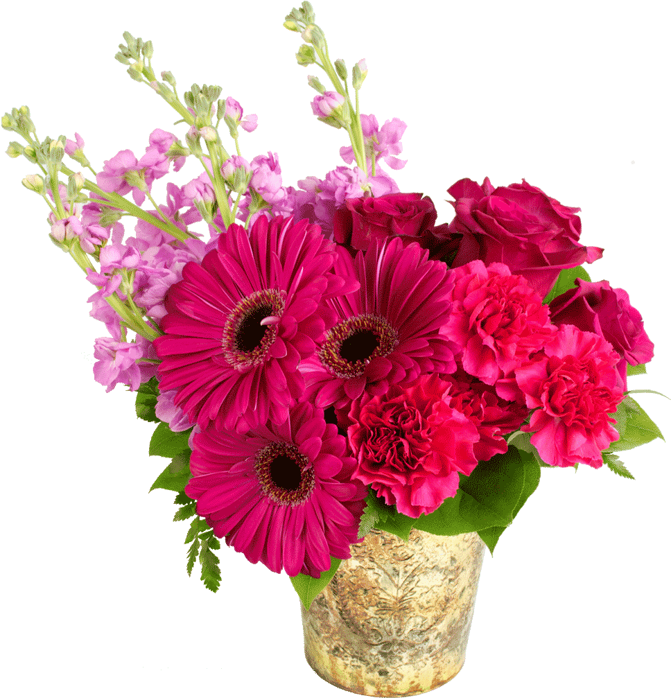 Pink Perfection Bouquet - Flower Bouquet (1024x1024), Png Download
