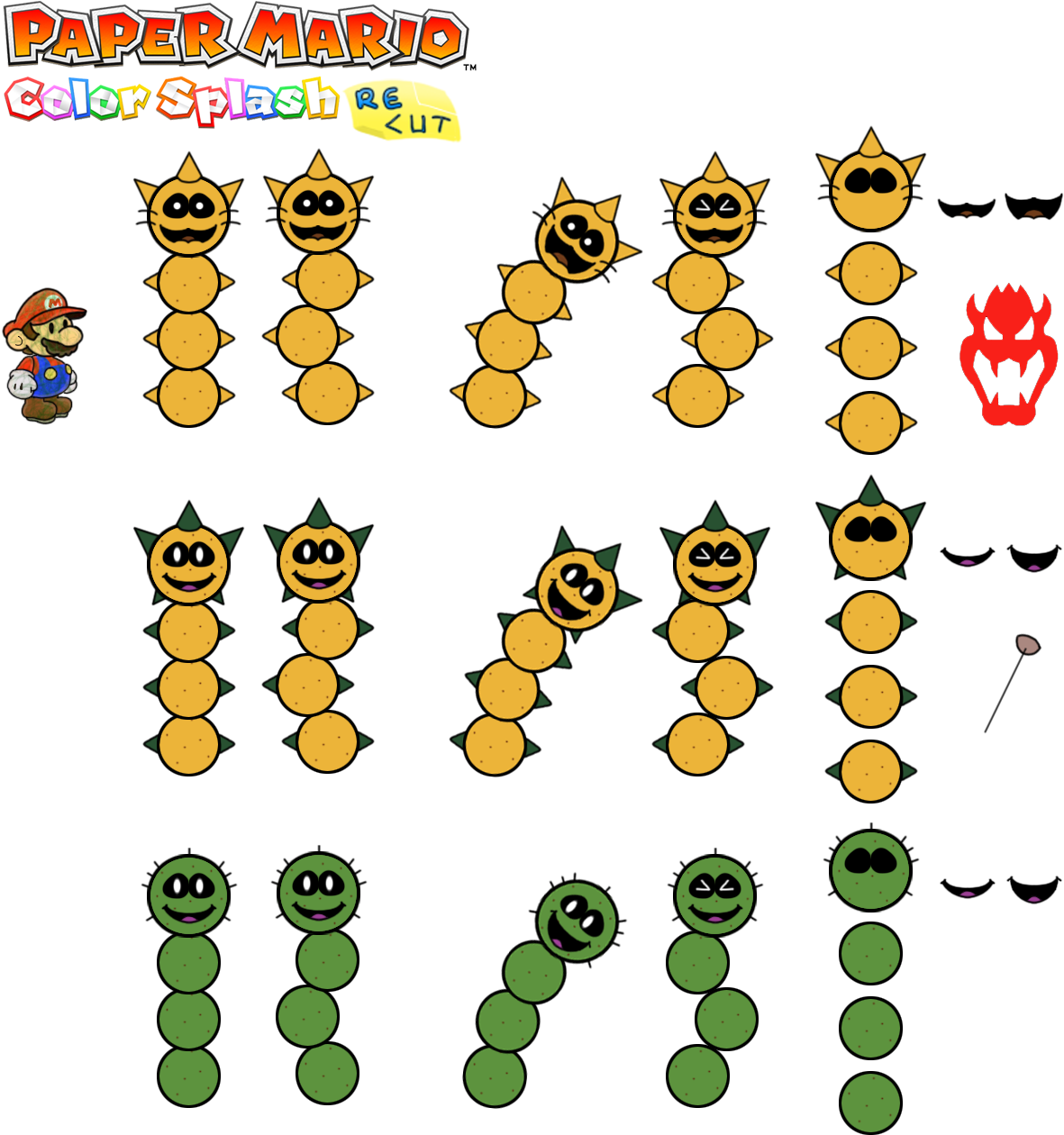 Prelude To The Recolored Paper Tale (1256x1306), Png Download