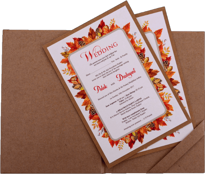 Kraft Wedding Invitations - Envelope (700x700), Png Download
