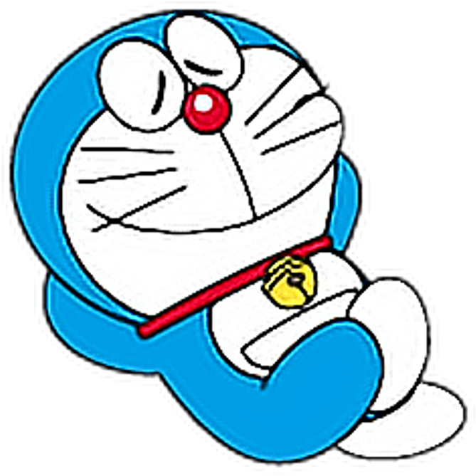 Doraemon Clipart Search - Doraemon On The Moon (1024x1024), Png Download
