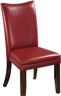 Charrell Red Dining Chair - Chair (648x432), Png Download