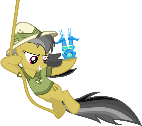 Fanmade Daring Do Transparent Background - Mlp With No Background (550x469), Png Download
