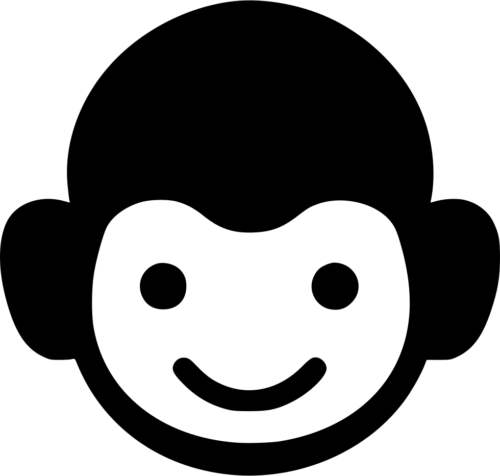 Monkey Smile Kid Comments (980x932), Png Download