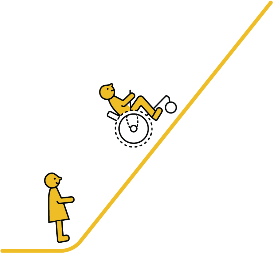 Grit Icon Uphill - Cartoon (1000x961), Png Download