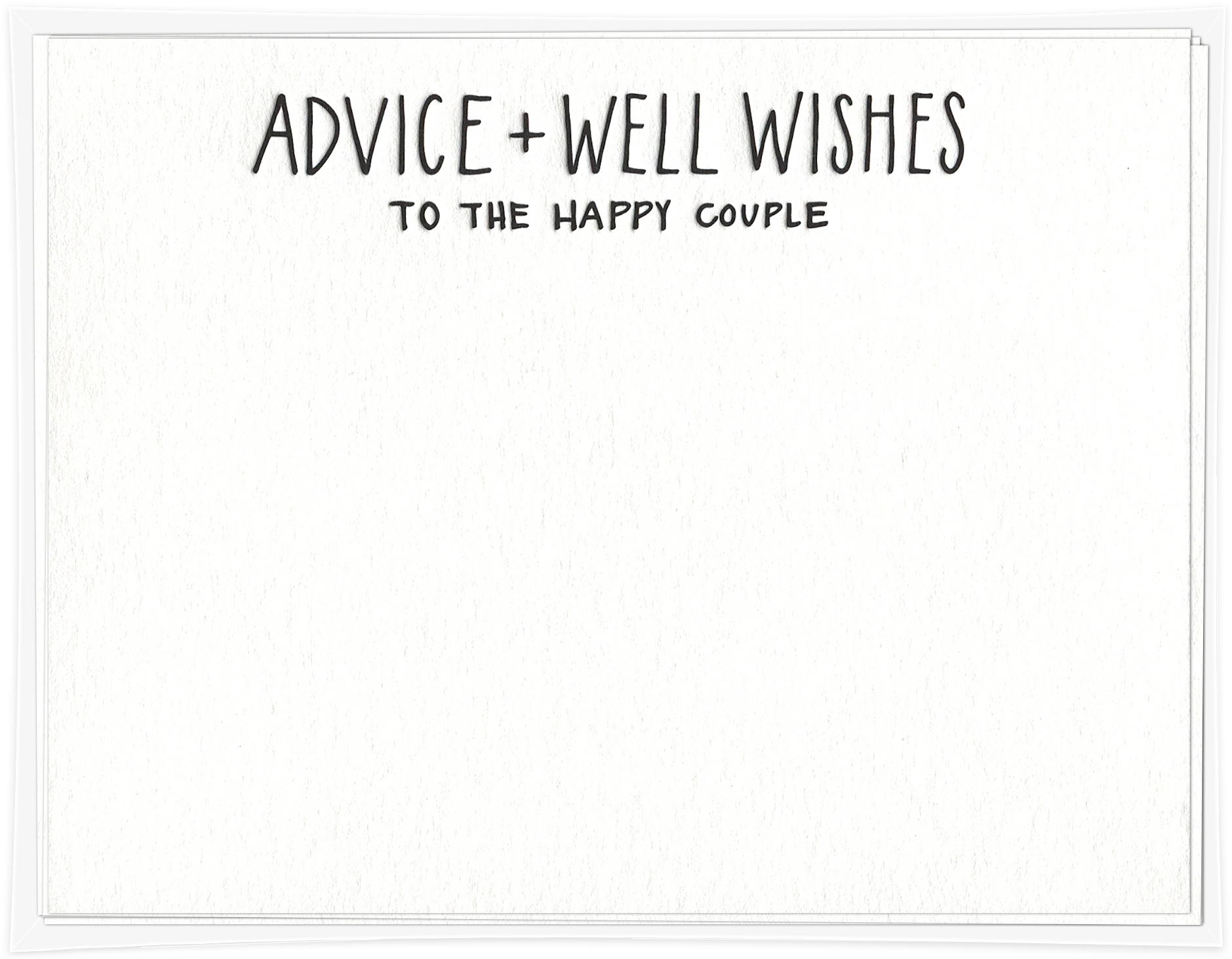 Advice & Well Wishes Wedding Advice Card - Wedding (2048x2048), Png Download