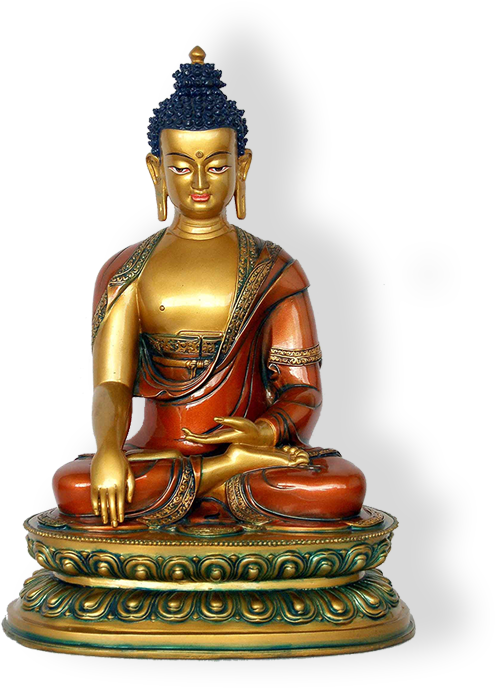 Buddha Statue Sellroti - Bouddha Couleur (800x800), Png Download