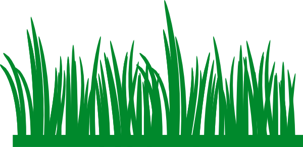 Grass Line Clip Art (600x291), Png Download