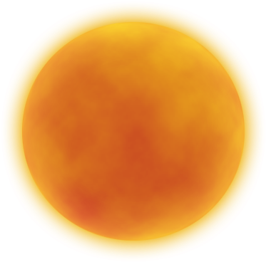 Life On The Earth Is Sustained Due To Presence Of Almighty - Solar System Sun Png (416x399), Png Download