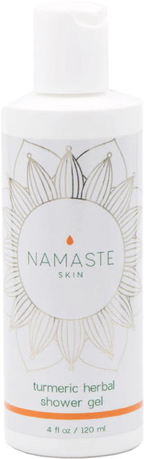 Namaste Skin Turmeric Herbal Shower Gel With Antioxidant - Eco Di Casa Detersivi (382x700), Png Download