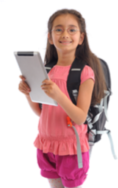 3rd Grade - Indian School Girl Png (500x811), Png Download