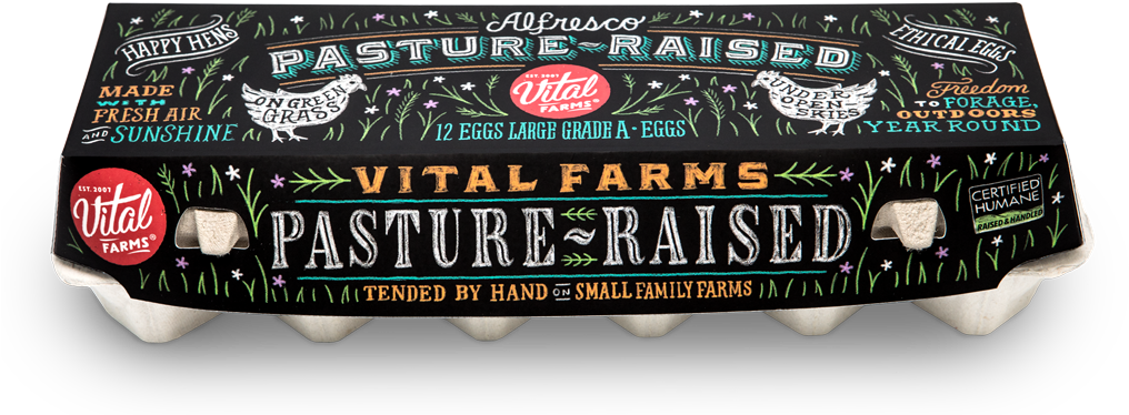 Vital Farms Pasture Raised Eggs (1016x423), Png Download