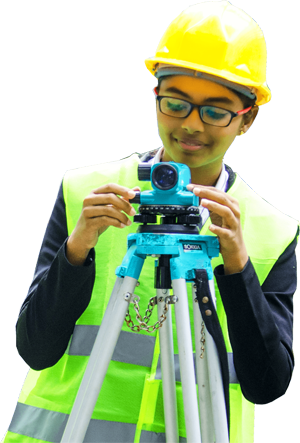 Offered By Ntub State University - Indian Civil Engineer Girl Png (300x443), Png Download