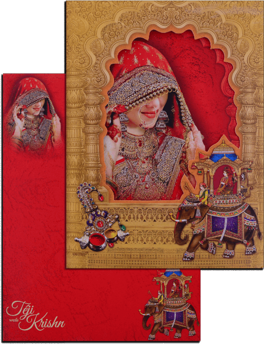 Hindu Wedding Cards - Christmas Card (700x700), Png Download