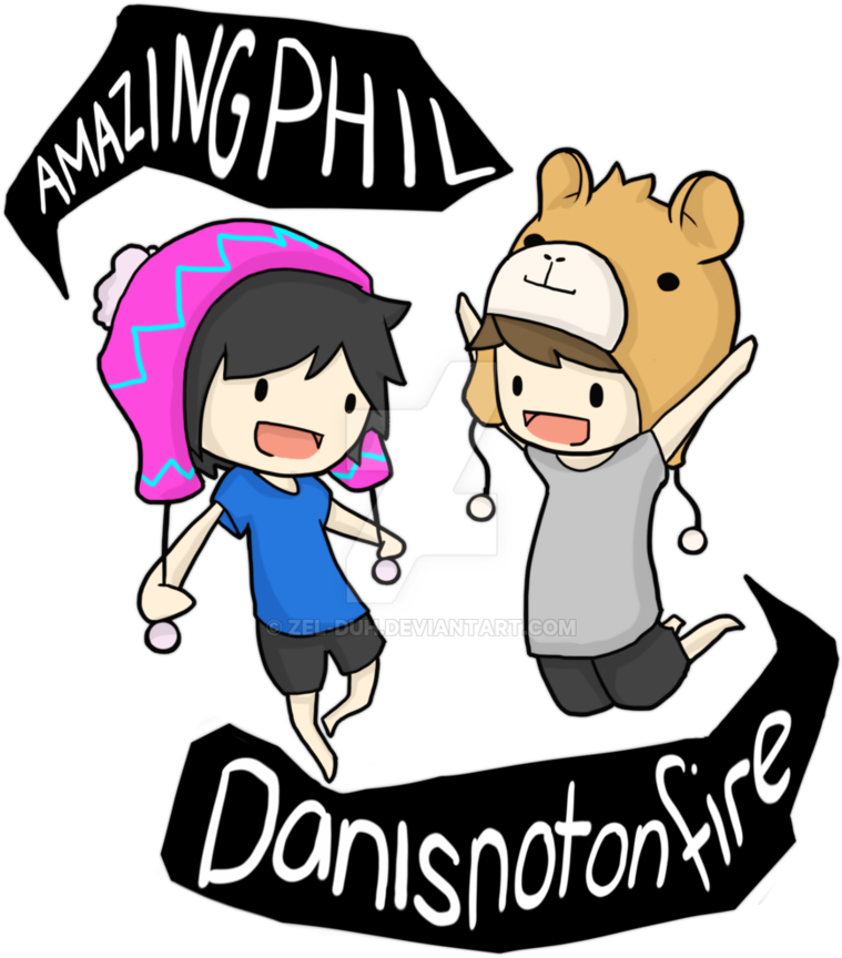 Amazingphil And Danisnotonfire T Shirt Design By Zel - Amazingphil And Danisnotonfire Fan Art (894x894), Png Download