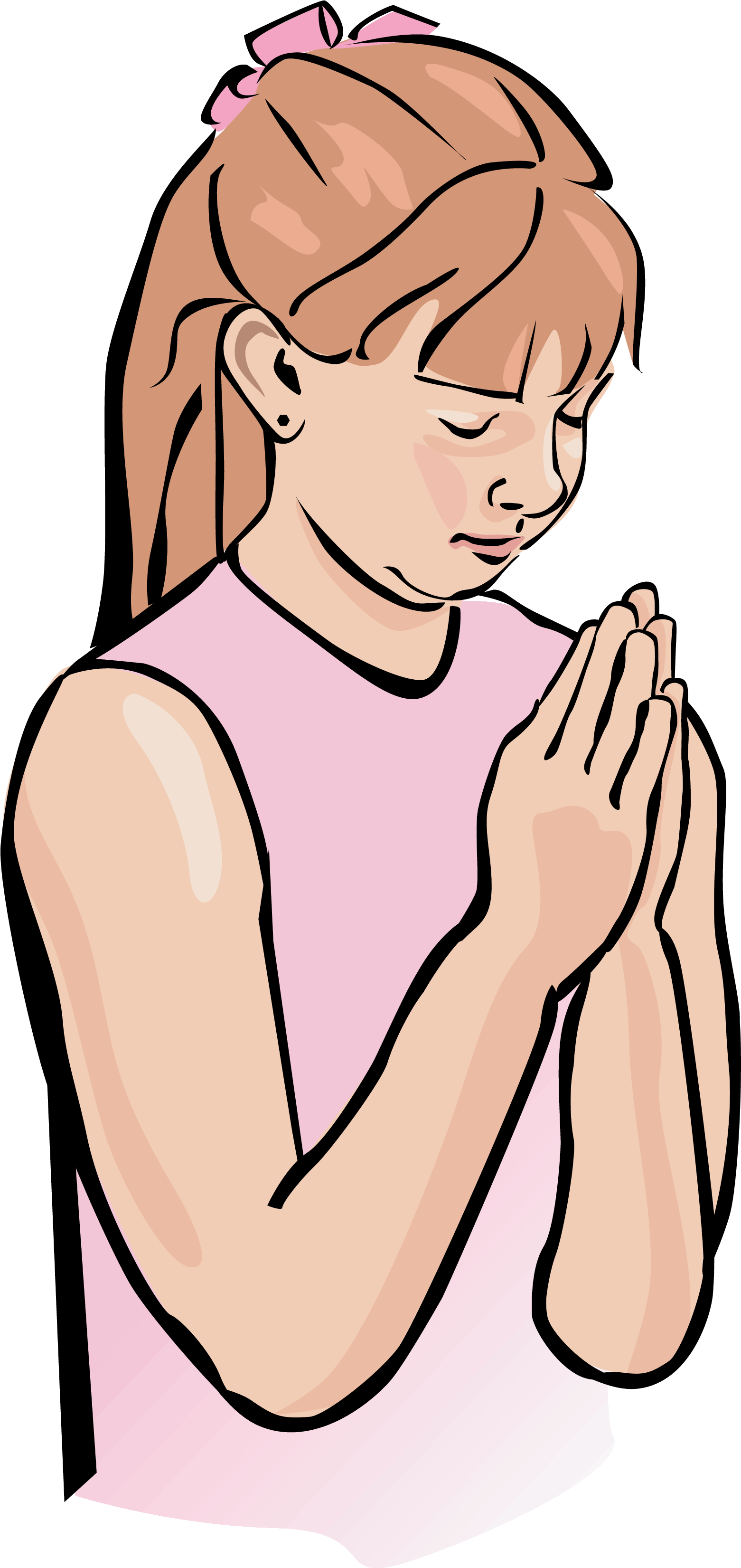 Praying Clipart Transparent - Stop Negative Thinking (1571x3300), Png Download