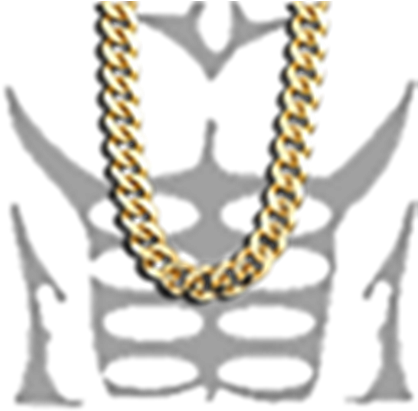 Download Transparent Gold Chain - Roblox T Shirt Muscle - PNGkit