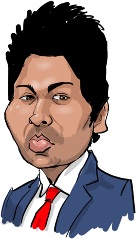 A Meet The Team Caricature Drawing - Drawing (346x600), Png Download