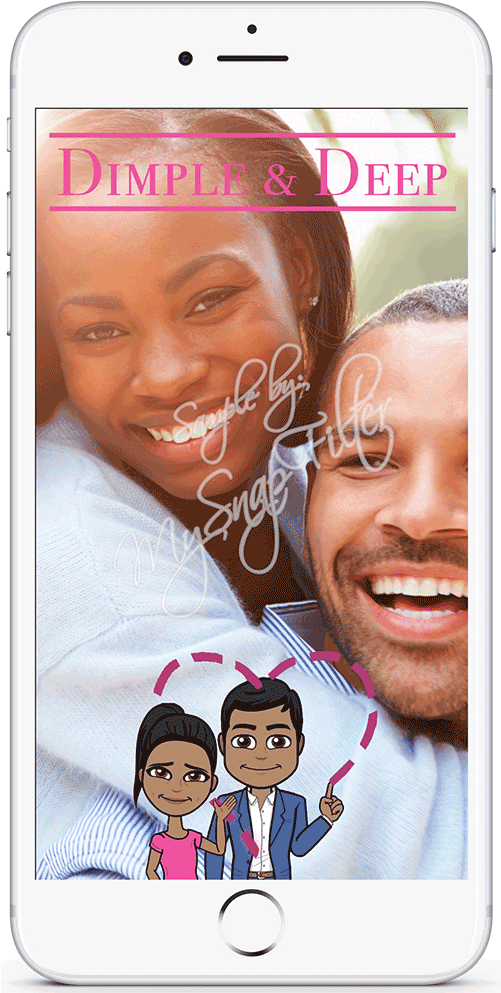 Custom Cartoon Wedding Creation (1000x1000), Png Download