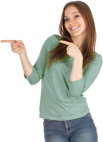 Modern & Simple - Girl With Laptop Png (372x482), Png Download